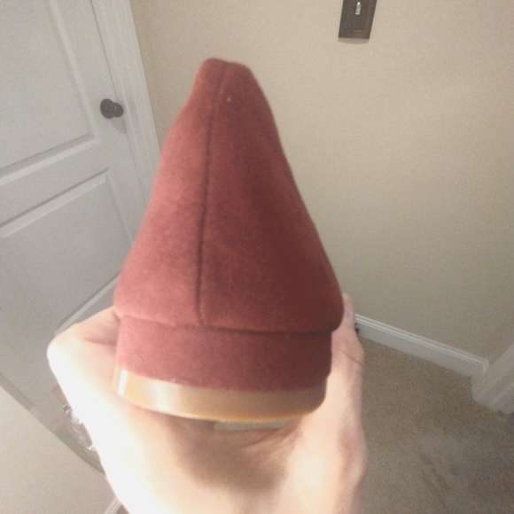 Jessica Carlyle Burgundy Suede Loafers with Decorative Gold Band - Picture 5 of 7